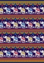 Printed Elephant Fabric 46"