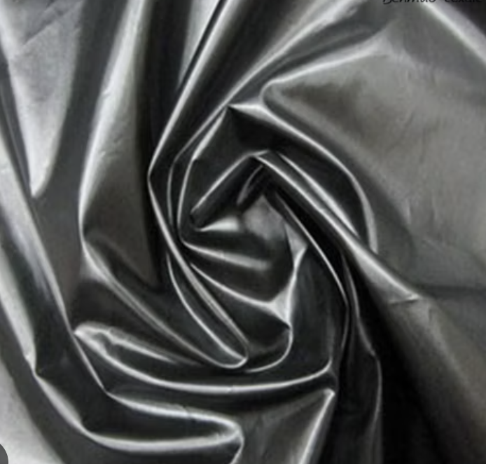 Tissus voilage 210T doux 150cm (Noir)